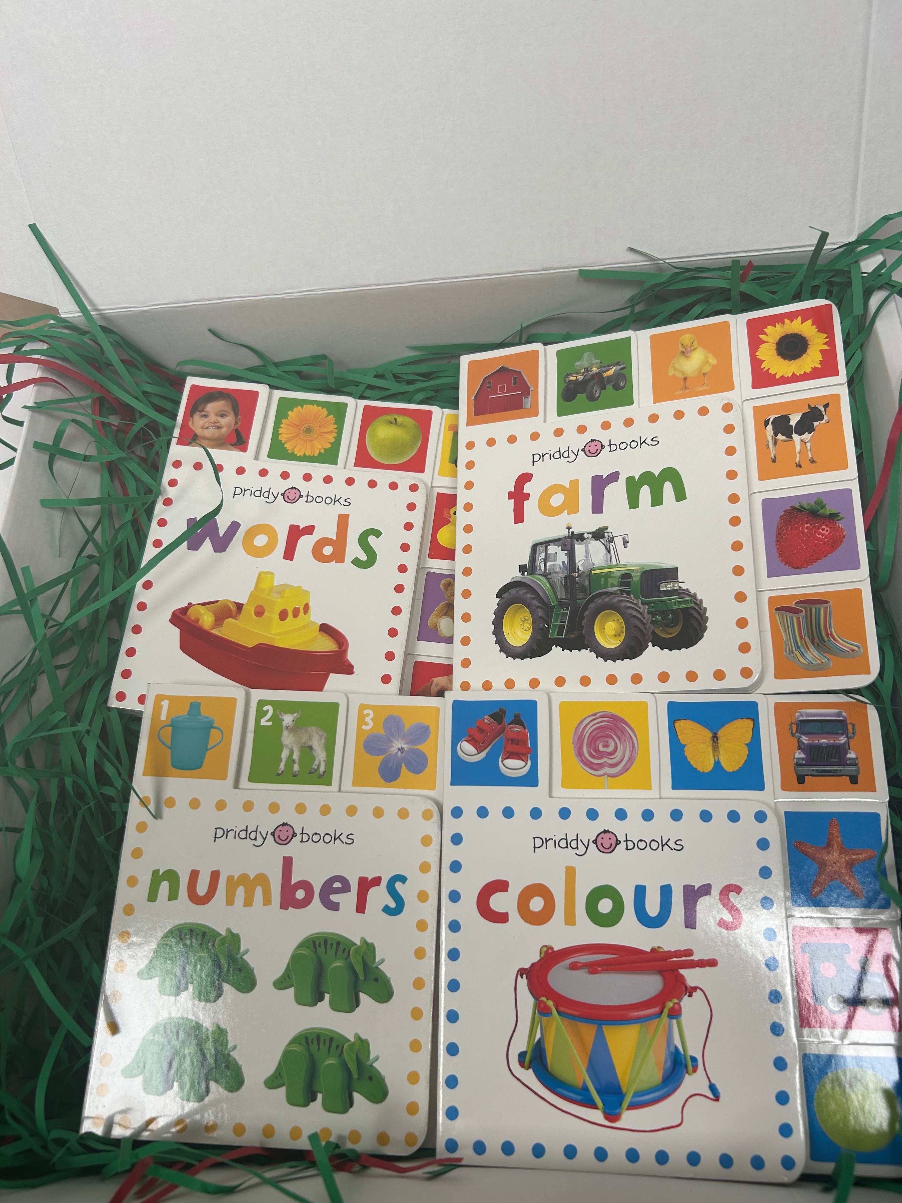 MINI TAB BOARDBOOKS LIBRARY(WORDS, FARM, COLOURS AND NUMBERS)